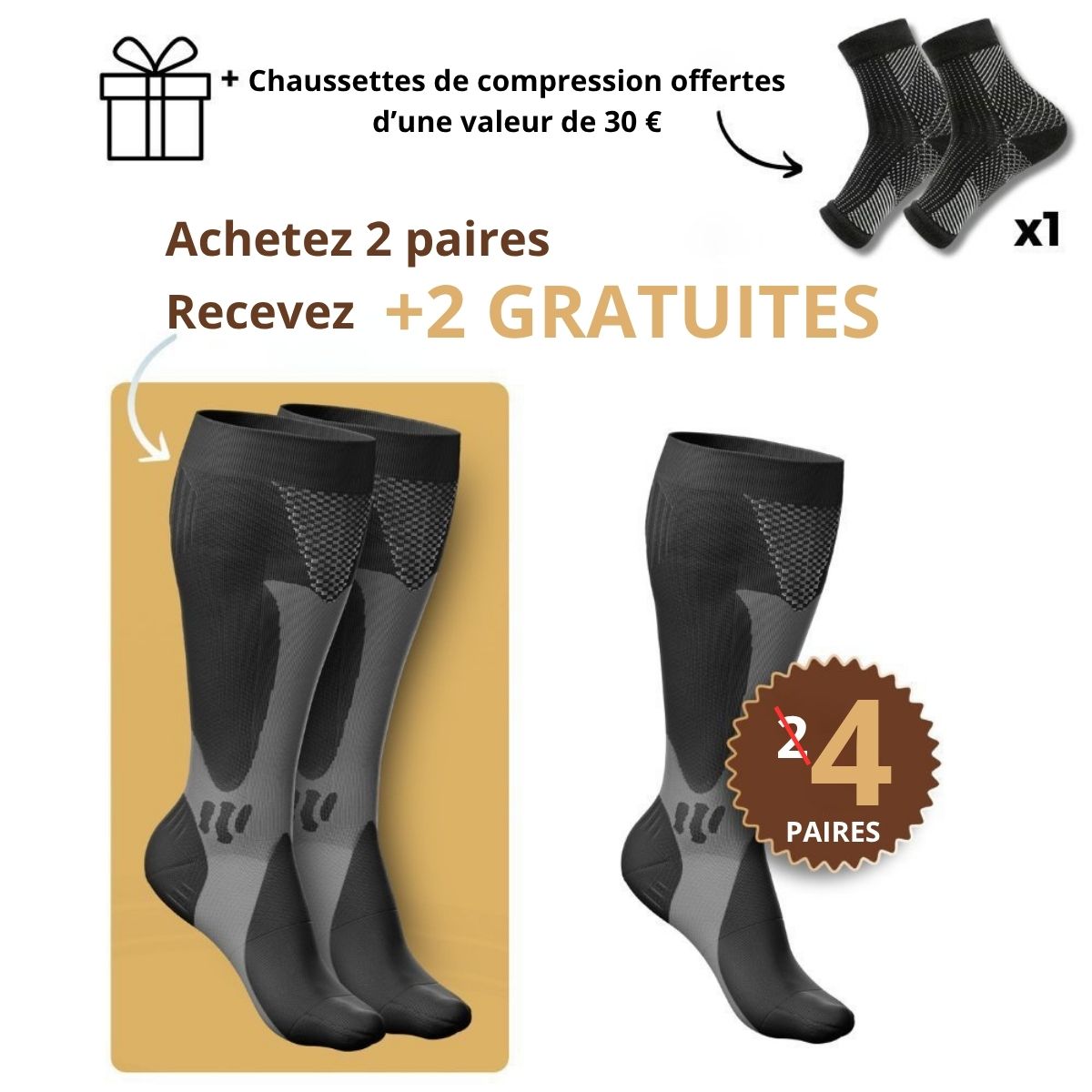 chaussette de compression